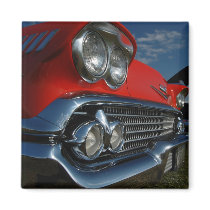 Red Cadillac Magnet by queenie826 Red Cadillac Magnet