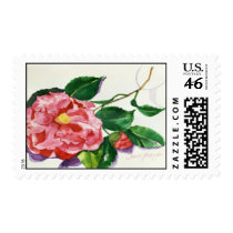 Red Camellia Postage postage