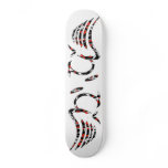 Red Camo Angel Skateboard
