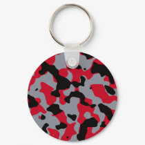 Red Camo Keychain by turtle53322 Red Camo Keychain