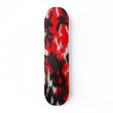 Red Camo Skateboard by abeyer Red Camo Skateboard