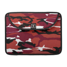 Red Camo Sleeves For MacBook Pro