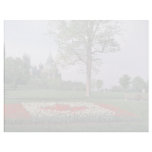 Red Canadian flag with tulips, Major's Hill Park, Custom Letterhead