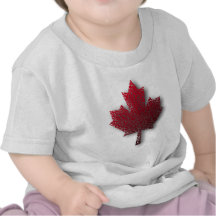Red Canadian Maple Leaf T Shirt