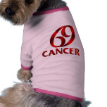 Red Cancer Horoscope Symbol Doggie Shirt