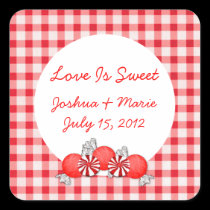 Red Candies Candy Buffet Sticker stickers