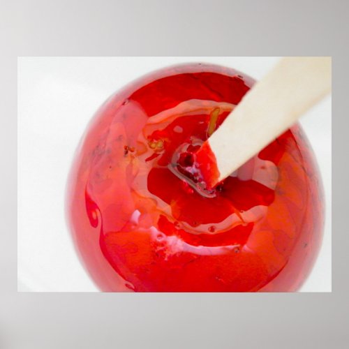 Red Candy Apple Poster print