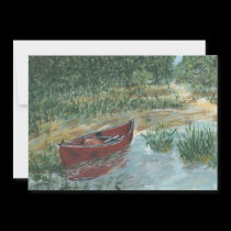 Red Canoe invitations