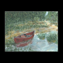 Red Canoe postcards