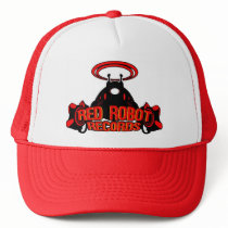 red cap mesh hats