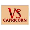 Red Capricorn Horoscope Symbol cards by sun_signs Red Capricorn Horoscope Symbol cards