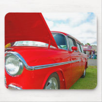 Red Car Mousepad by queenie826 Red Car Mousepad