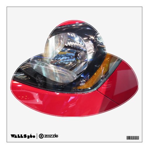 Red Car UFO Room Decals Zazzle