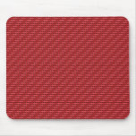 Red carbon fiber mousepads