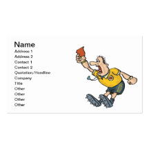 Red Card Business Card