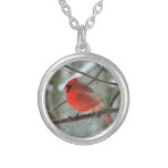Red Cardinal Bird Locket