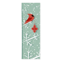 Red Cardinal Bookmark business cards
