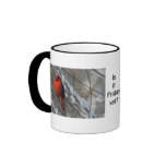 Red Cardinal In Snow -Friday - Mug