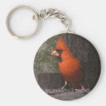 Red Cardinal Keychain