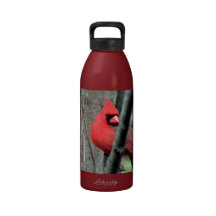 Red Cardinal Liberty bottle Drinking Bottles