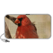 Red Cardinal  Portable Speakers