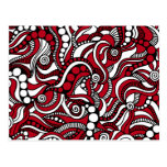 Red Carnival Close Up Post Card