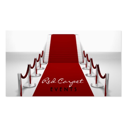 Red Carpet Business Card