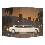 Red Carpet Celebrity Limo Vinyl Binder