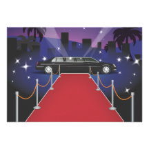 Red Carpet Celebrity Limo Custom Invite