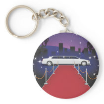 Red Carpet Celebrity Limo Key Chain