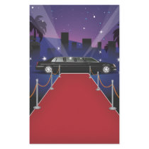 Red Carpet Celebrity Limo Personalized Stationery