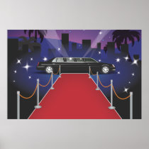 Red Carpet Celebrity Limo Posters