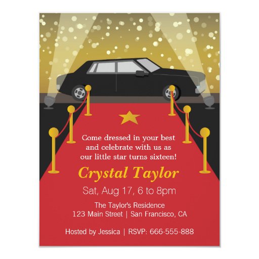 carpet invitation template