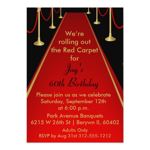 carpet invitation template