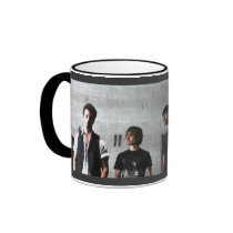 RED CARPET RATS "Cement" Ringer Mug by Red_Carpet_Rats RED CARPET RATS "Cement" Ringer Mug
