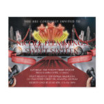 Red Carpet Sweet Sixteen Invitation flyers