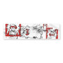 Red Cartoon Monster Bumper Sticker