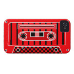 Red Cassette Tape iPhone 4 Cover