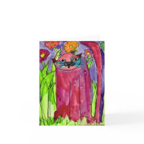 Red Cat • Bianca Saad, Age 8  - card