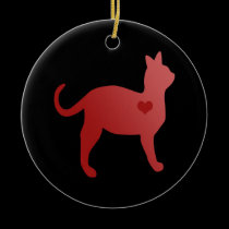 Red Cat Ornament ornaments