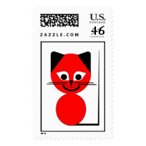 Red Cat postage by lonvig Red Cat postage