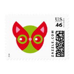Red Cat Postage Stamps