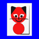 Red Cat postcards
