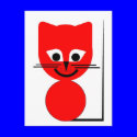 Red Cat postcards