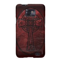 Red Celtic Cross Galaxy SII Cover
