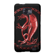Red Celtic Dragon Samsung Galaxy SII Cases