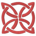Red Celtic Irish Knotwork Design 3 Pattern embroidered shirts by mrssocolov4 Red Celtic Irish Knotwork Design 3 Pattern embroidered shirts