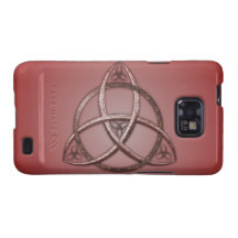 Red Celtic Trinity Knot Galaxy S2 Case
