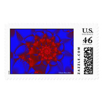 Red Center, Close up postage