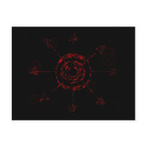 Red Chaos Post Card